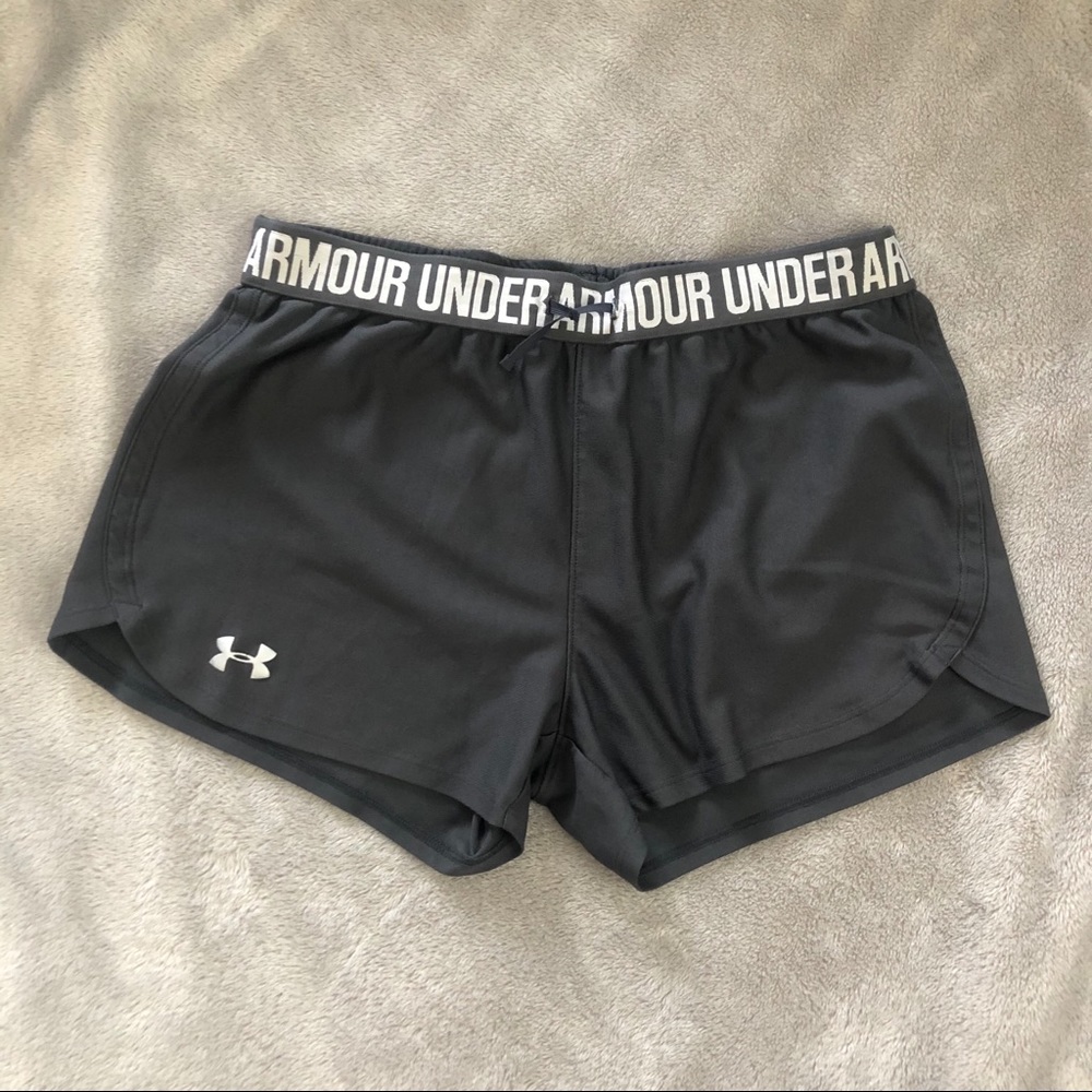 Under Armour Gray Running Shorts